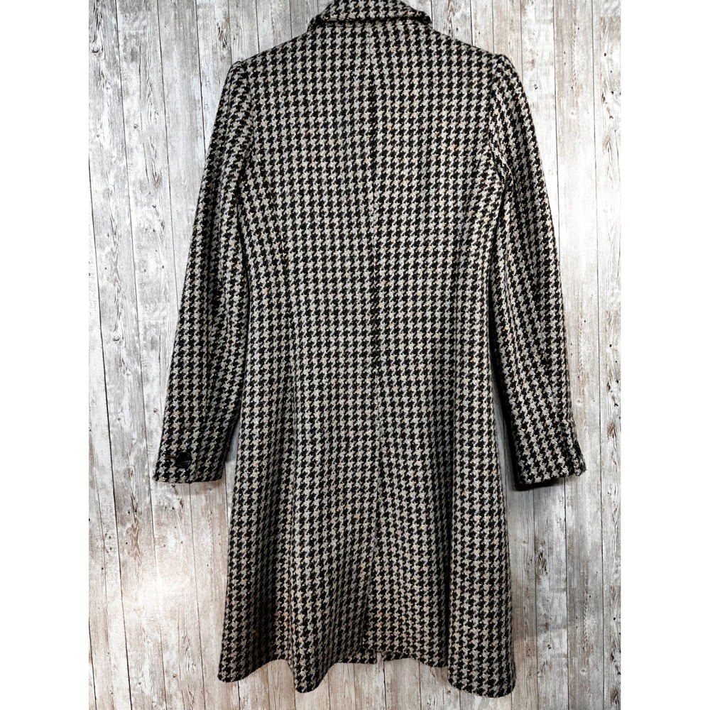 Express Design Studio Tweed Womans 3/4 Coat Floral‎ Embellished Beaded size XS - Picture 7 of 9